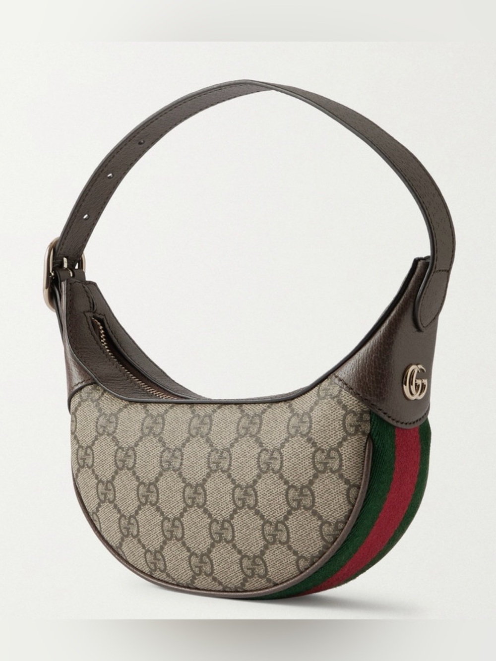 GUCCI Ophidia GG logo web stripe hobo bag